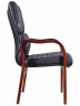 Кресло Everprof President Wood CF Экокожа Черный  Кресло Everprof President Wood CF Экокожа Черный
