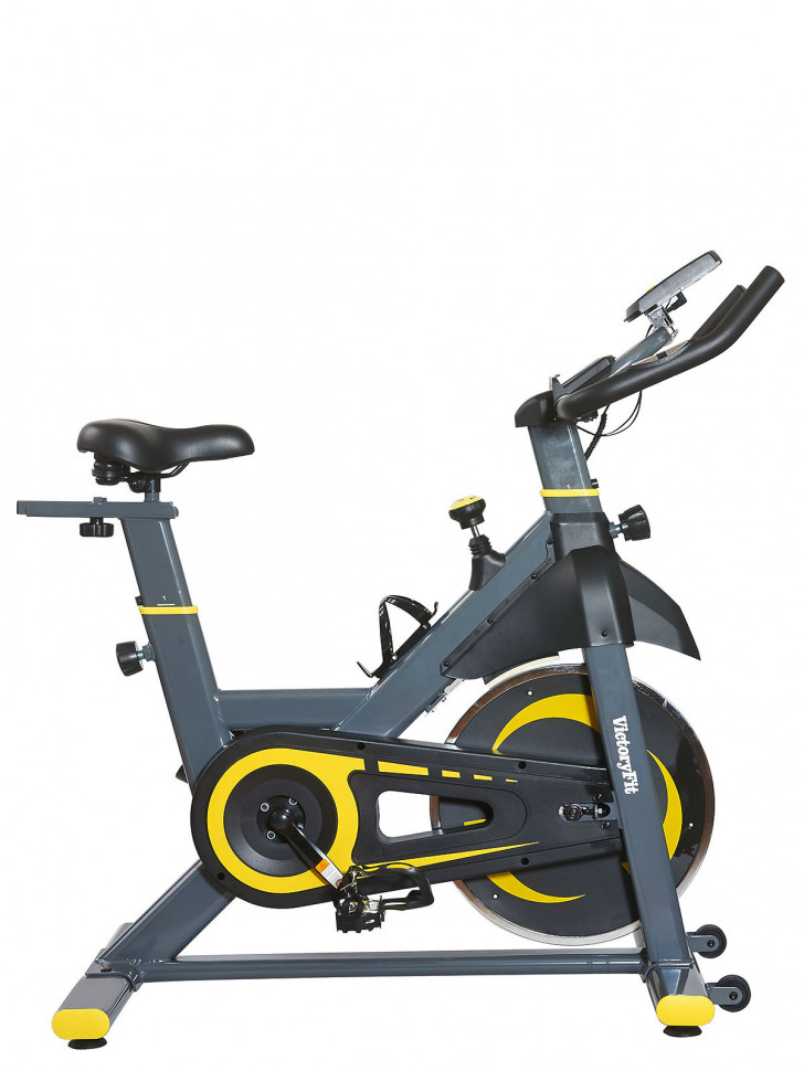 Спинбайк VictoryFit VF-S200 серый / желтый Спинбайк VictoryFit VF-S200 серый / желтый