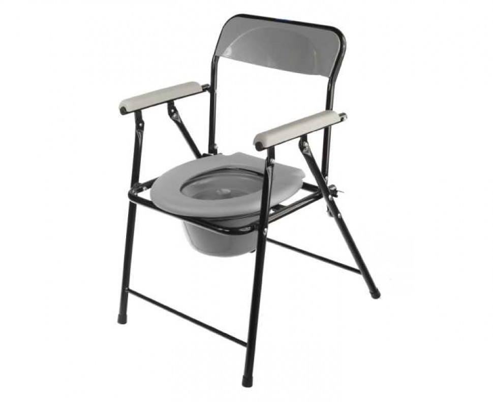 Кресло-туалет медицинский Barry, вариант исполнения Barry WC600 (черный) складной Кресло-туалет медицинский Barry, вариант исполнения Barry WC600 (черный) складной