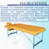 Массажный стол DFC NIRVANA Elegant LUXE Mustard Массажный стол DFC NIRVANA Elegant LUXE Mustard