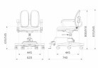Детское эргономичное кресло Duorest Duokids DR-280DDS_DT, Цвет: розовый Детское эргономичное кресло Duorest Duokids DR-280DDS_DT, Цвет: розовый