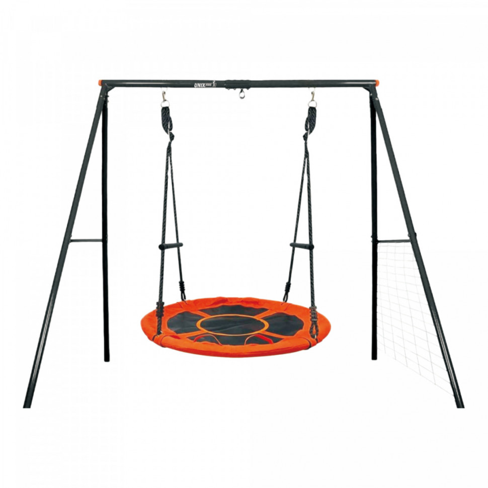 Качели уличные с воротами UNIX Kids 100 см Orange Качели уличные с воротами UNIX Kids 100 см Orange