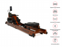 Гребной тренажер UNIXFIT Wood Rower Dark Гребной тренажер UNIXFIT Wood Rower Dark