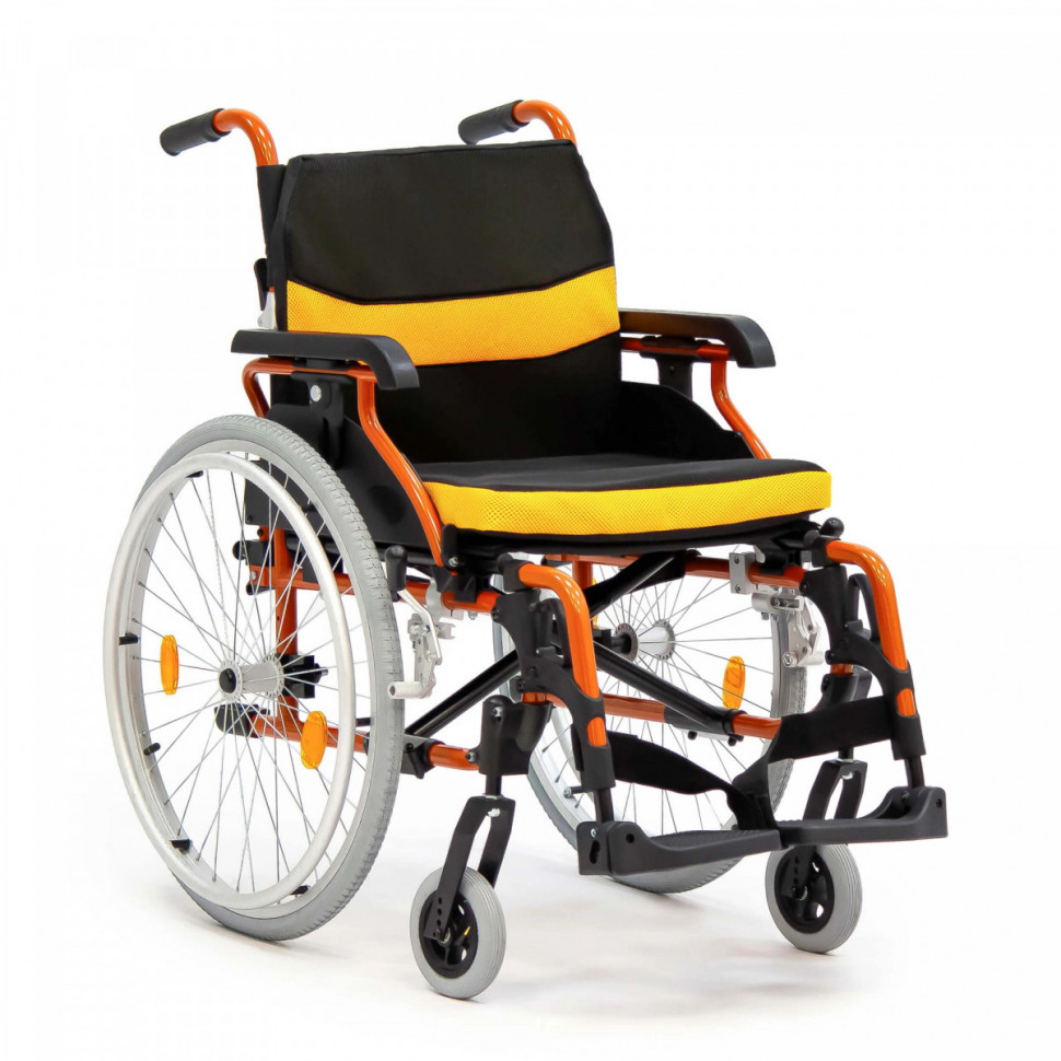 Кресло-коляска механическая МЕТ STABLE 43 см складная